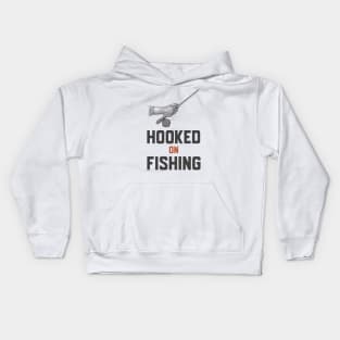 Hooked On Fishing Kids Hoodie